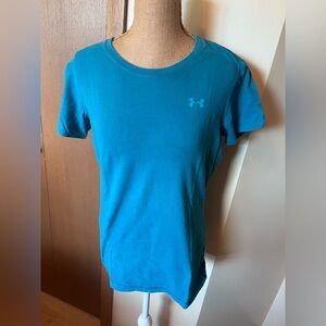 Teal Under Armour Charged Cotton Tshirt